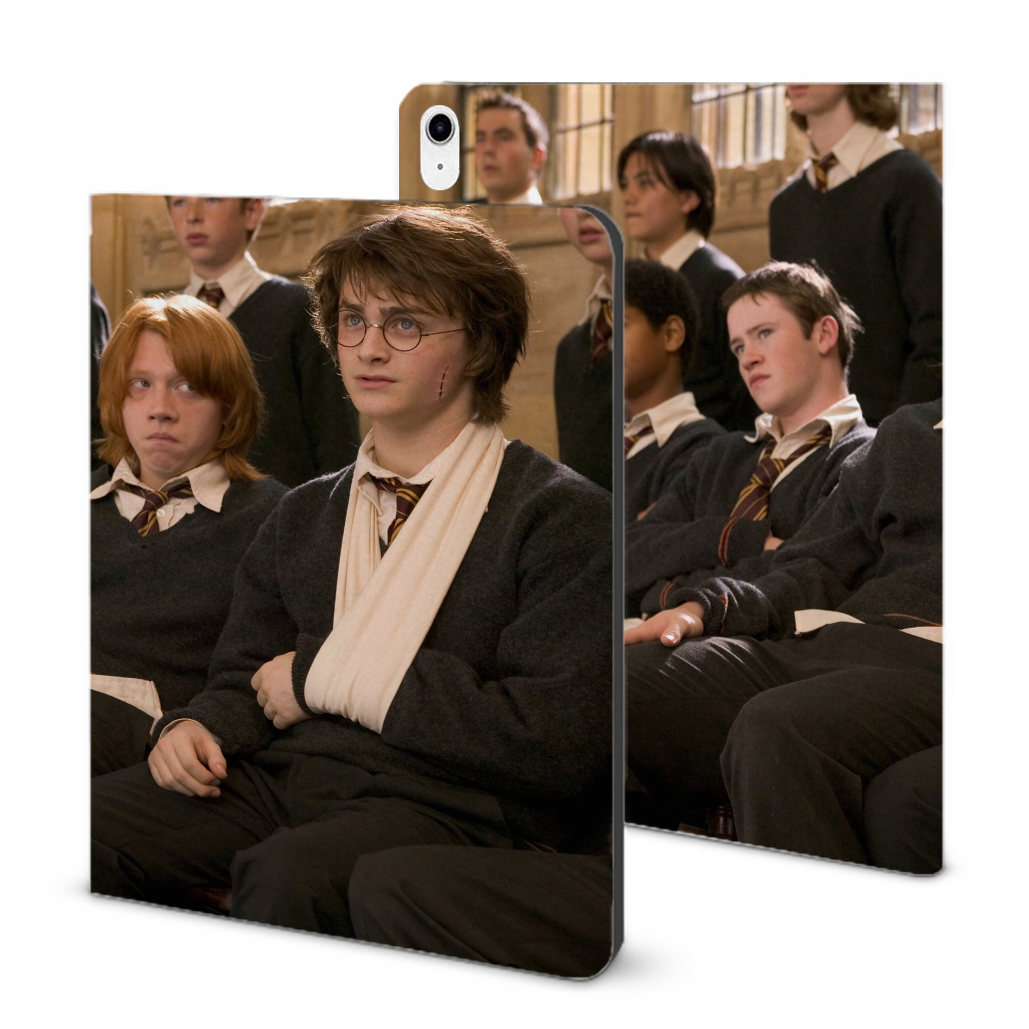 （画像用） Harry Potter ハリー・ポッターシリーズ IPad ケース ブック型 PUレザー TPU 耐衝撃 軽量 薄型 ペン収納なし 全面保護 IPad 各モデル対応